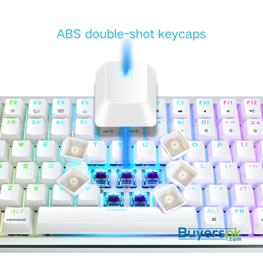 Sk84k White (abs Keycaps) Switches: Red - gaming keyboard Price in Pakistan Sk84k White (abs Keycaps) Switches: Red - gaming keyboard Price in Pakistan